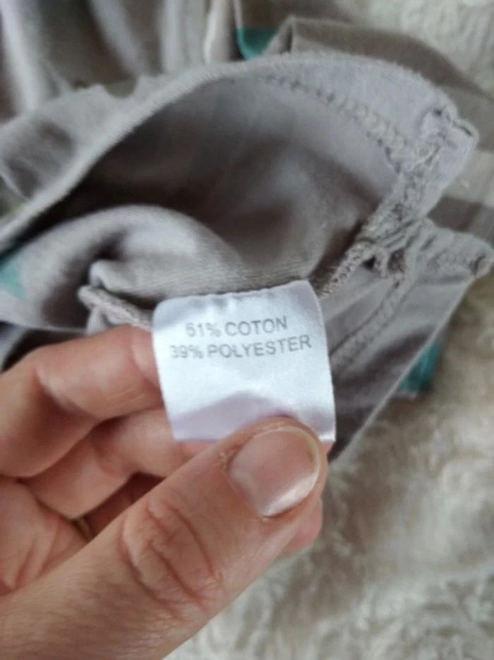 Polo tee shirt chemise manches longues Garçon 6 mois Girafe - photo numéro 6