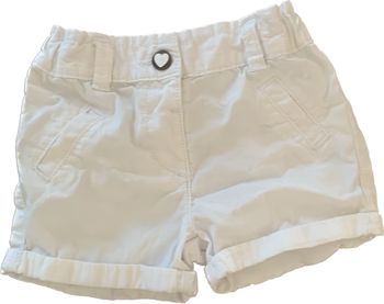 Short blanc 9 mois kiabi