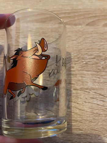 Verre Roi Lion