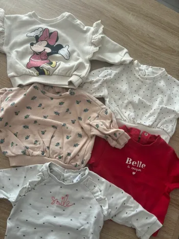 Lot de sweat bébé fille