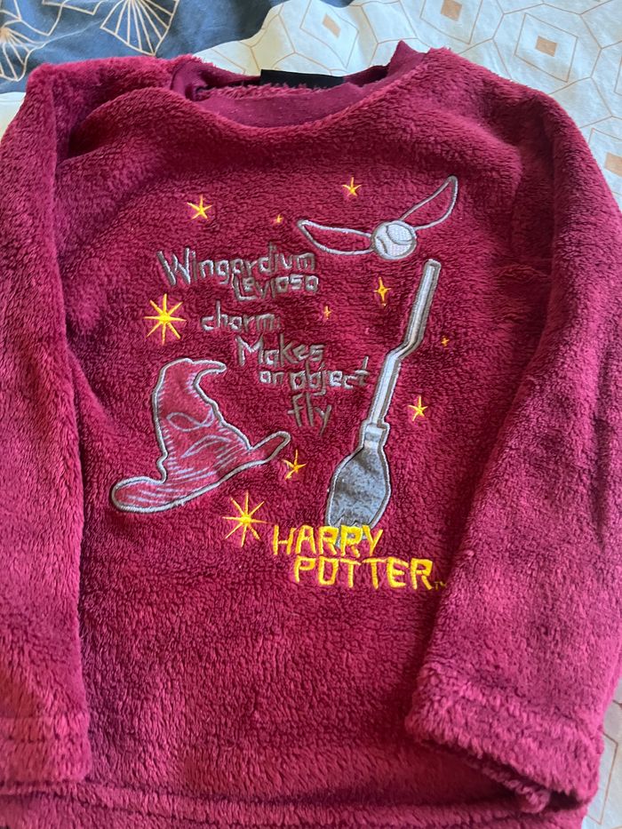 Pyjama 2 pièces polaire Harry Potter garçon 4 ans - photo numéro 2
