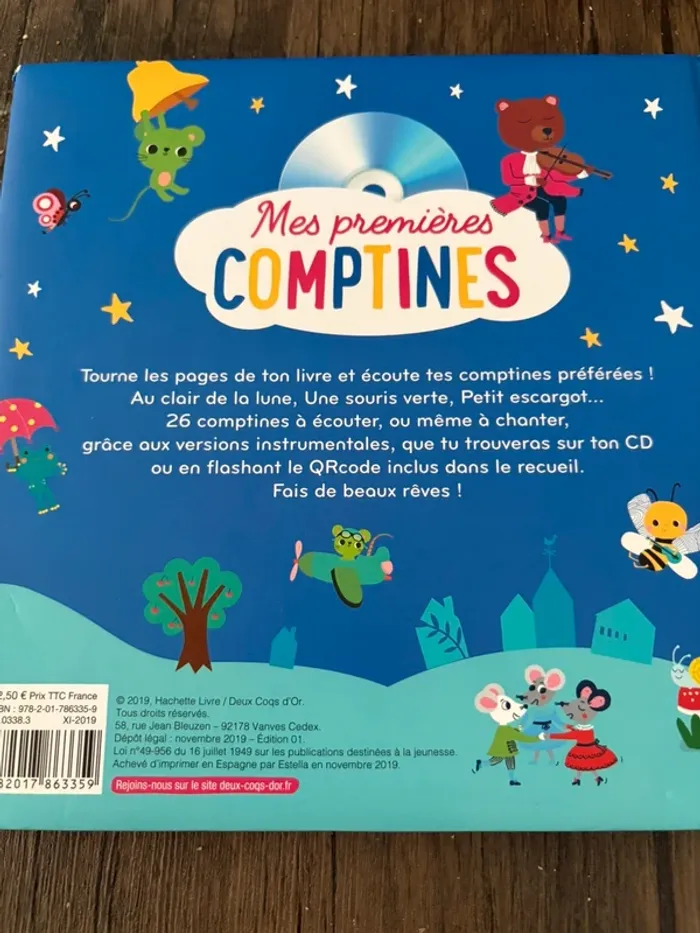 Livre sonore “Mes premières comptines” (sans CD) - photo numéro 2