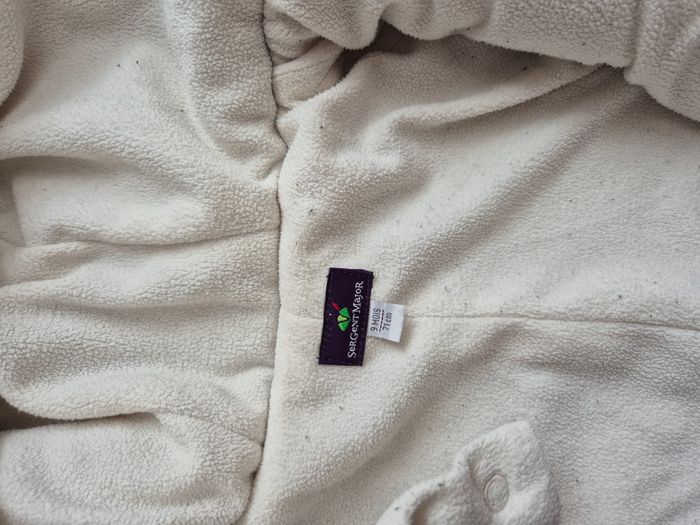 Combipilote fourrure blanc cassé sergent major Taille 9 mois - photo numéro 2