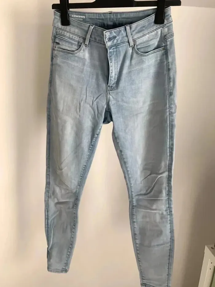 Jeans bleu clair femme G-Star taille 30/30 - photo numéro 2