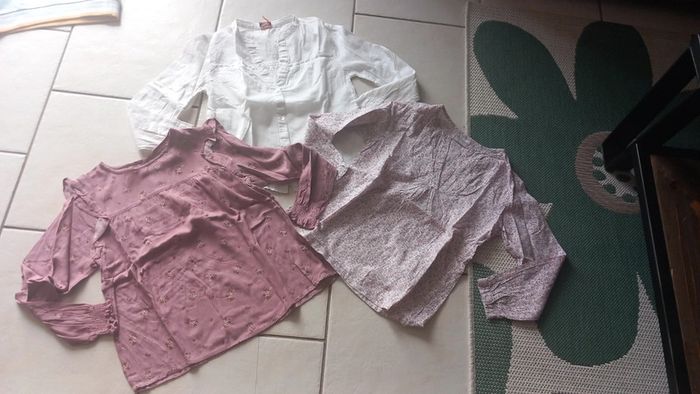 Lot de 3 tuniques fille 8/9 ans tbe