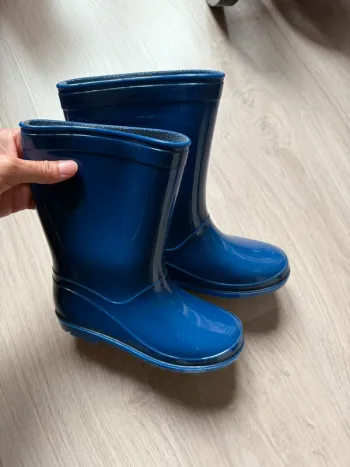 Bottes de pluies bleu enfant taille 32 garçon fille