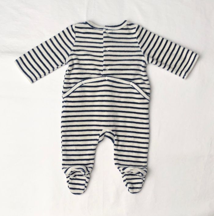 Pyjama velours TAO 1 mois - photo numéro 2