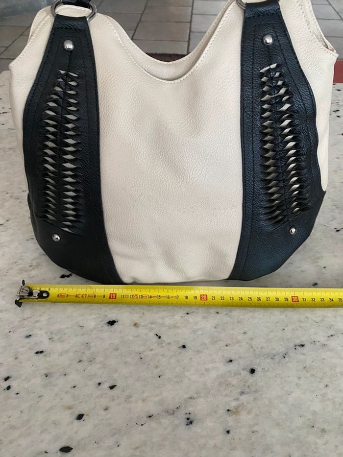 Sac bicolore similicuir - photo numéro 8