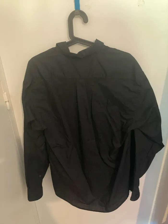 Chemise noir manches longue - photo numéro 3