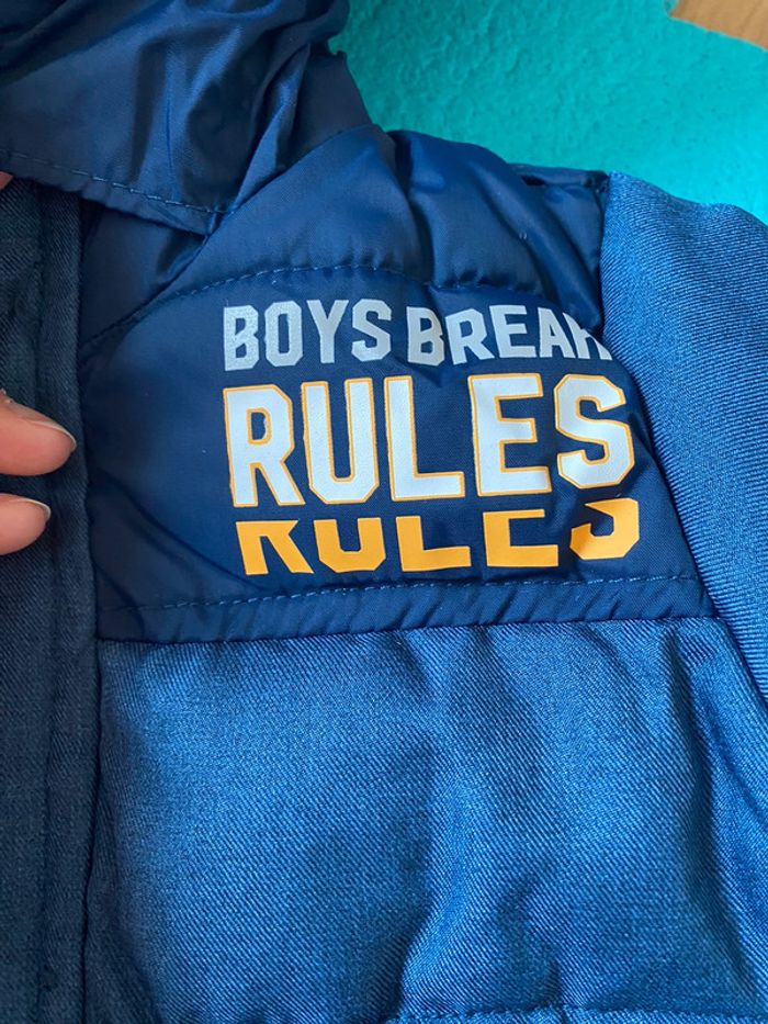 Veste « Boys Break rules » Kiki & Koko Taille 92 - photo numéro 3