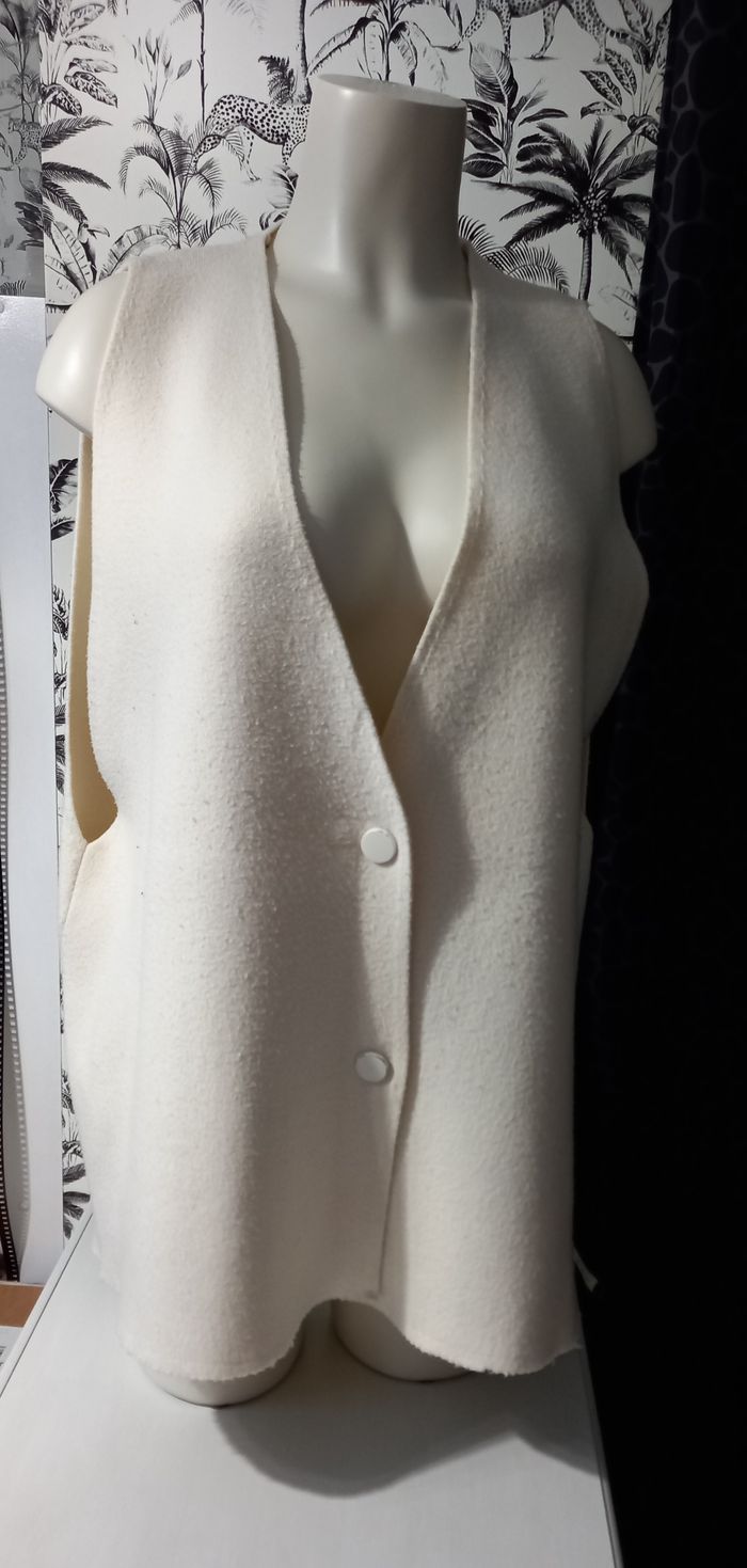 Gilet beige ZARA - photo numéro 2