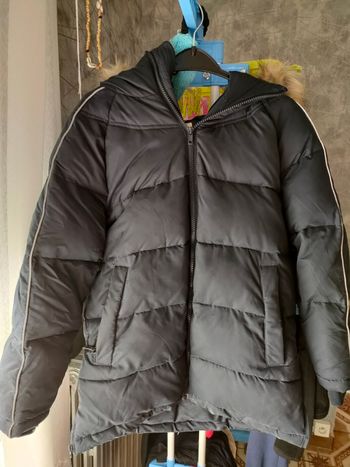 Parka bleu marine foncé