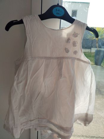 Robe blanche 18 mois kitchoun