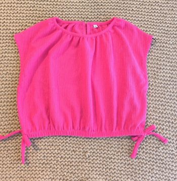 Blouse fushia 5 ans