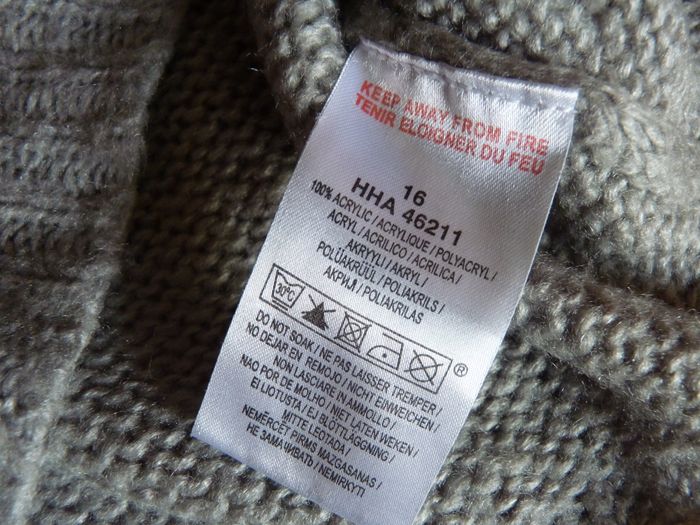 Pull femme gris clair S 36 col châle manches longues TBE - photo numéro 4