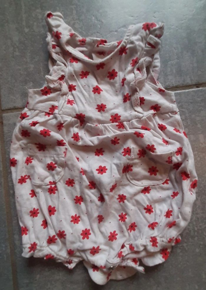 Combi short fille kiabi 3 mois