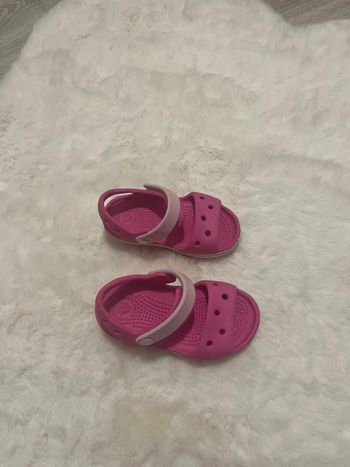Crocs sandalette fille rose C6 (22-23)