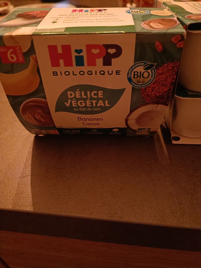 Yaourts bébé HIPP bio