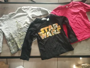 Lot de 3 t-shirts manches longues 92cm