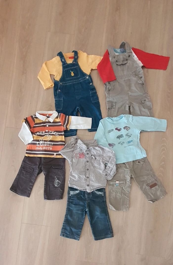 Lot 5 tenues été. 12mois