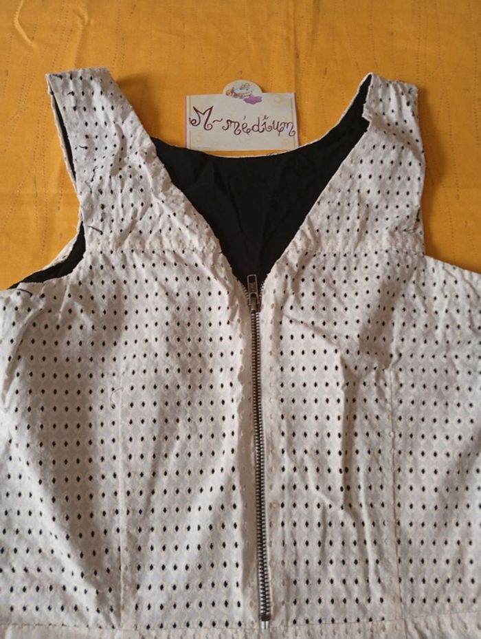 Robe d'été noir et blanche taille M - photo numéro 4