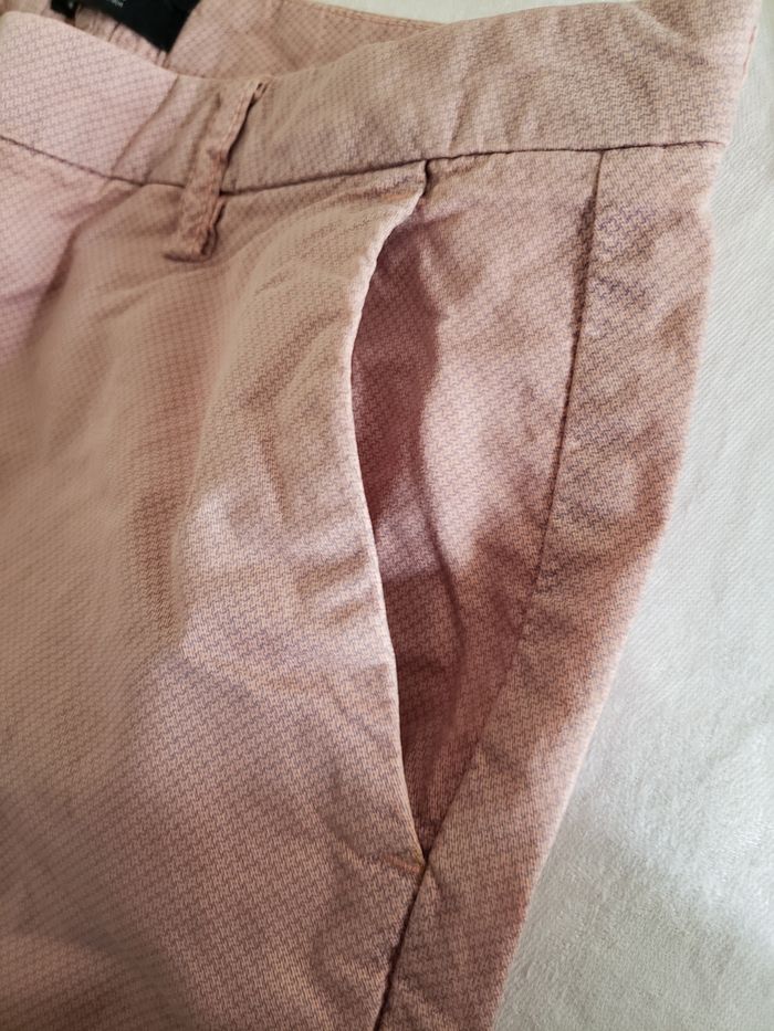 Chino rose pâle à motifs - photo numéro 3