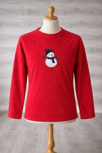 Haut de pyjama rouge homme , Taille XL , In extenso