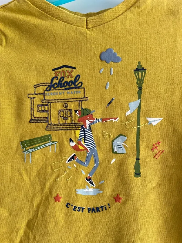 T-shirt 3 ans sergent major - photo numéro 2