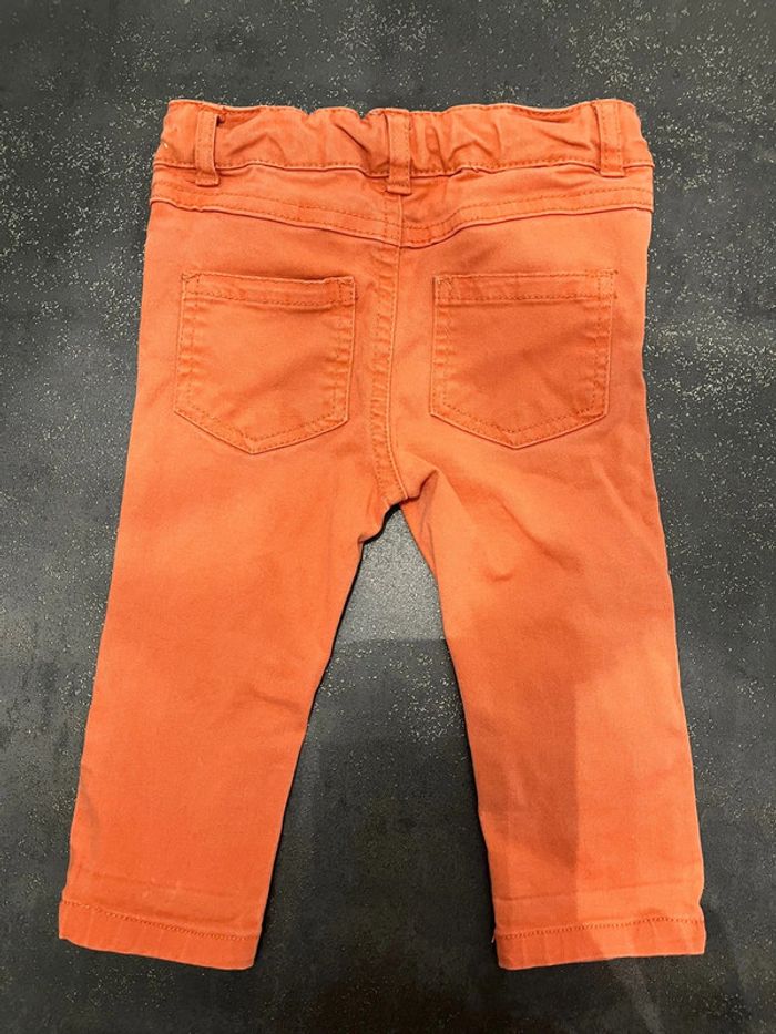 Pantalon orange garçon taille 6 mois marque bout’chou - photo numéro 3