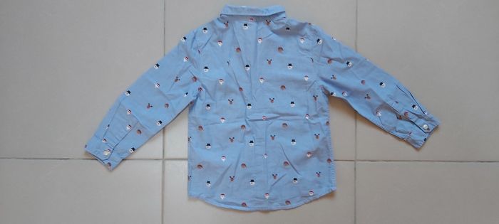 Chemise manche longue motif Noël 110 - photo numéro 8