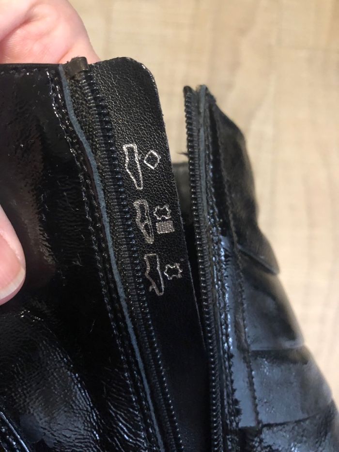 Bottines en cuir laqué - pointure 38 - photo numéro 8