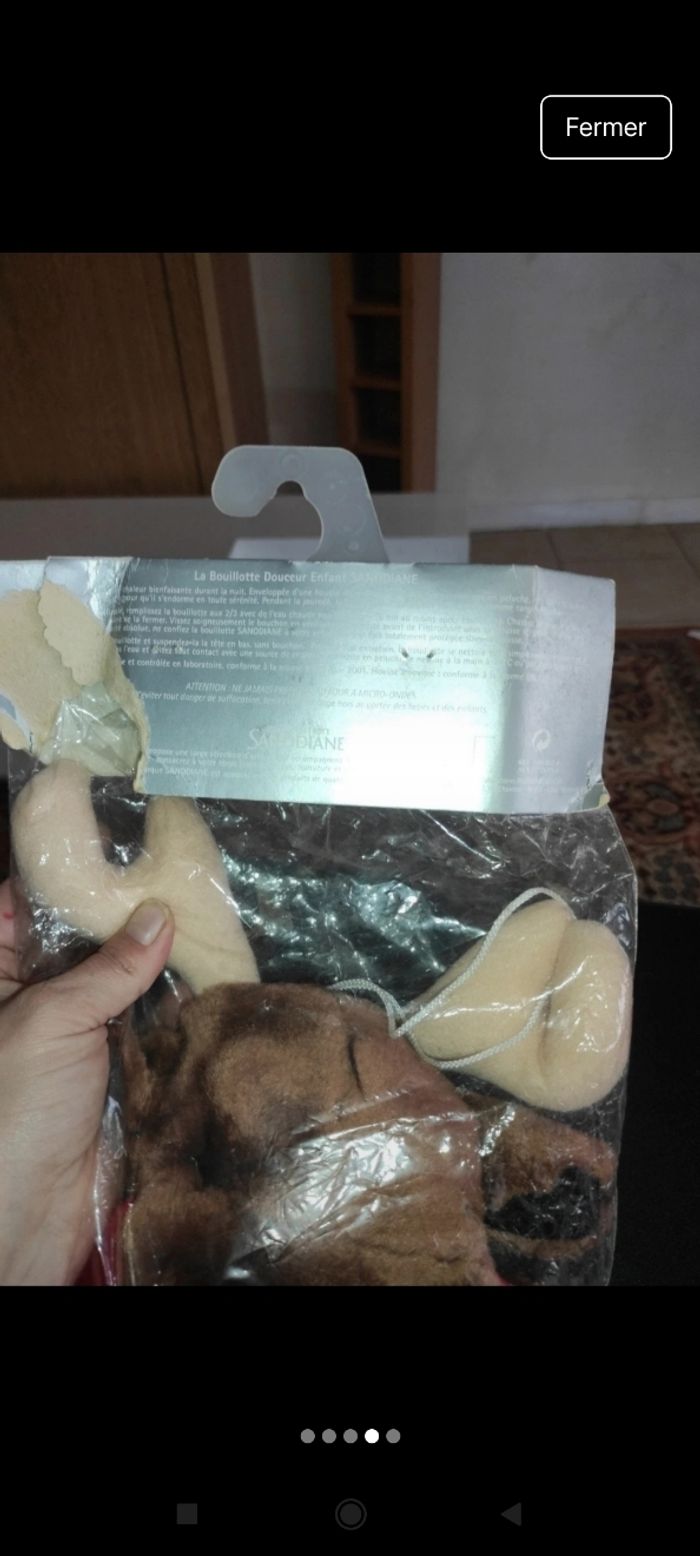 Très belle peluche bouillotte neuf j16 - photo numéro 4