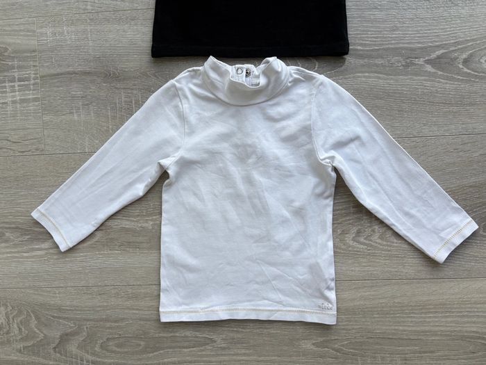 2 sous pulls noir et blanc 24 mois - photo numéro 7