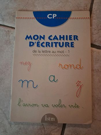Cahier d'écriture CP