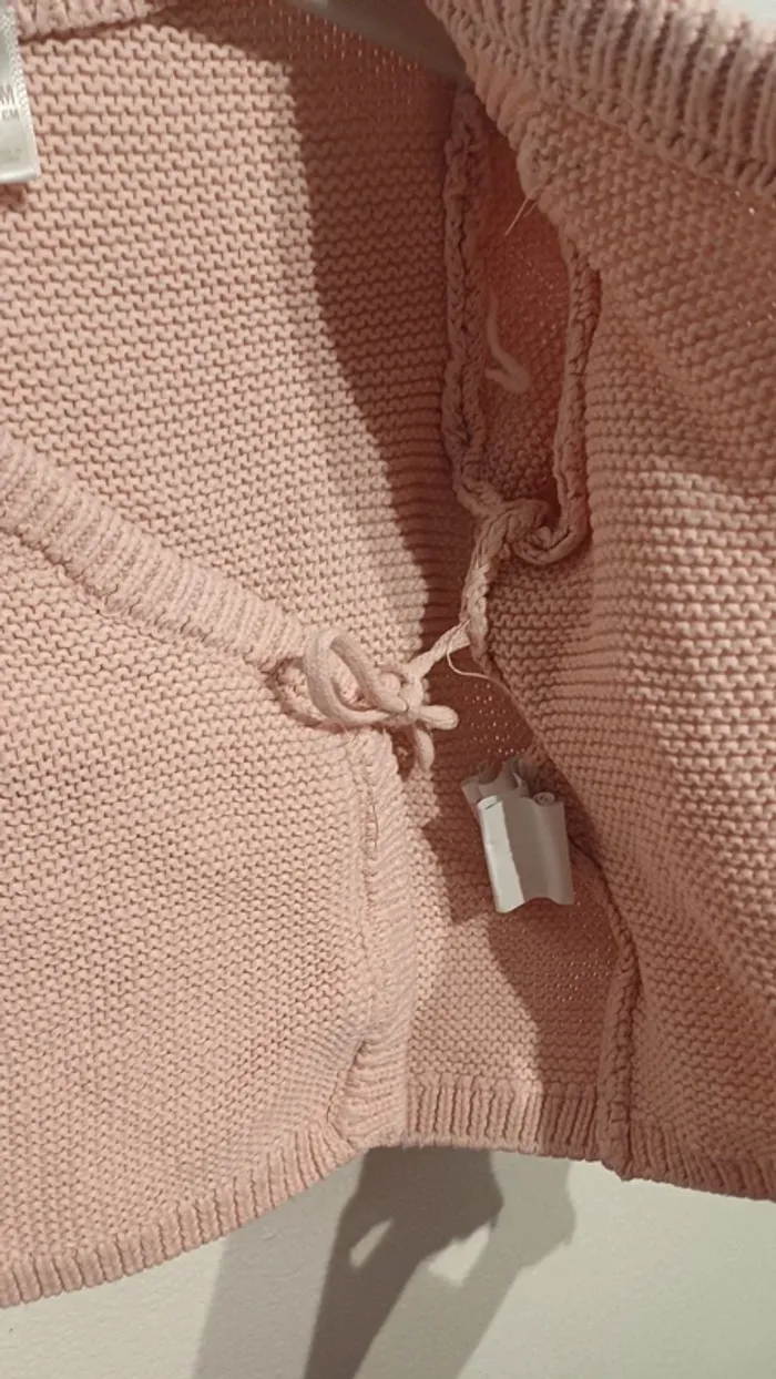 Lot 2 gilets Orchestra rose fille - 3 mois - photo numéro 5
