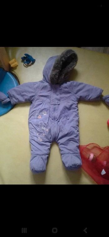 Combinaison bébé chaude 6mois