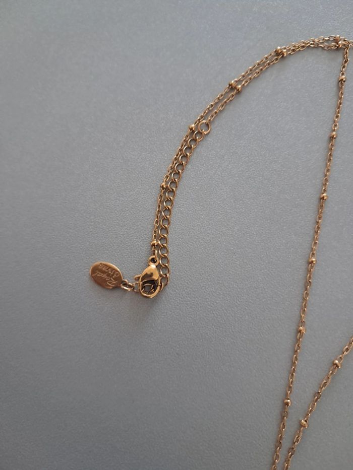 Collier pendentif perle bleue - photo numéro 3