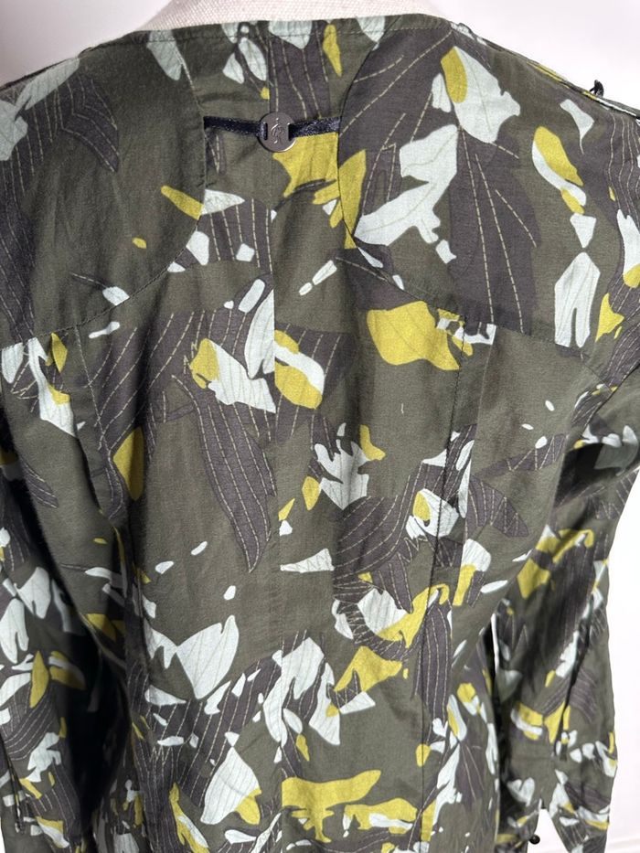 Blouse bariolée kaki One Step T40 L - photo numéro 5