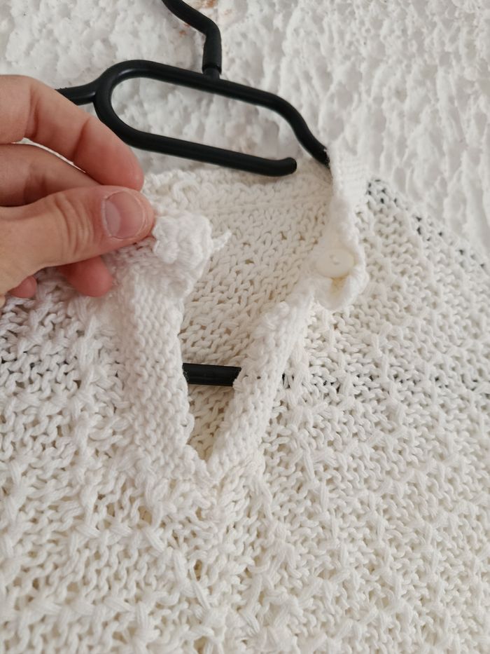 Poncho blanc - photo numéro 4