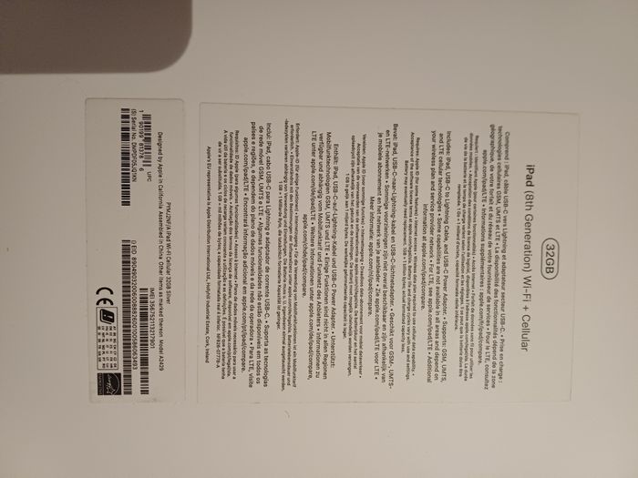 Ipad 8 32go wifi + cellular - photo numéro 3
