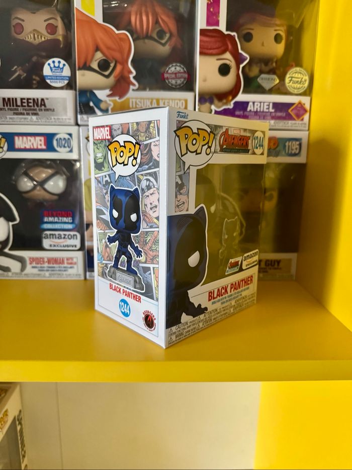 Funko Pop! 1244 - Marvel Avengers Beyond Earth’s Mightiest - Black Panther - Amazon Exclusive - photo numéro 5
