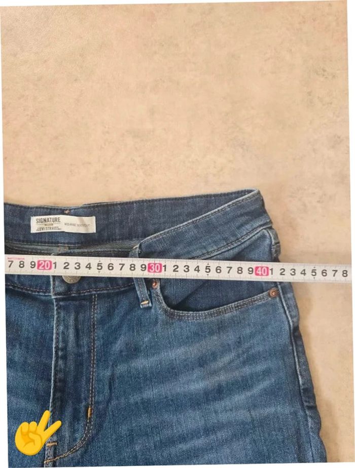 Jeans Levi's Signature W29|FR38 L32 coupe patte d'eph bleu Femme-Women pan416 - photo numéro 3