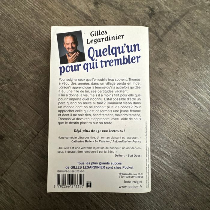 Gilles Legardinier - quelqu’un pour qui trembler - photo numéro 4