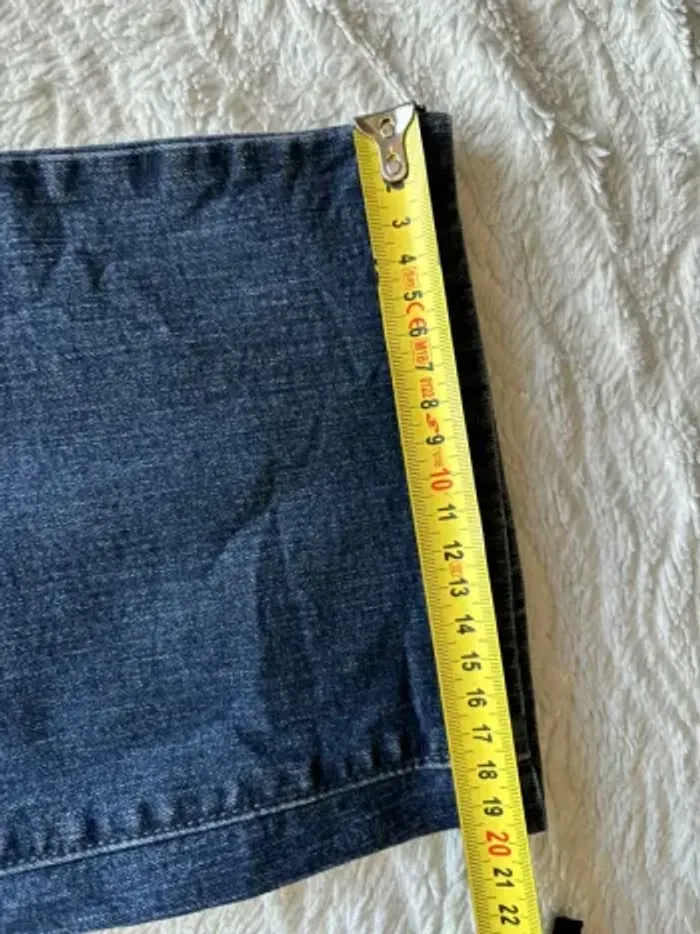Jean Levi’s 505 Straight femme – taille 42/44 XL/2XL bleu foncé mi taille Modèle US rare - photo numéro 20