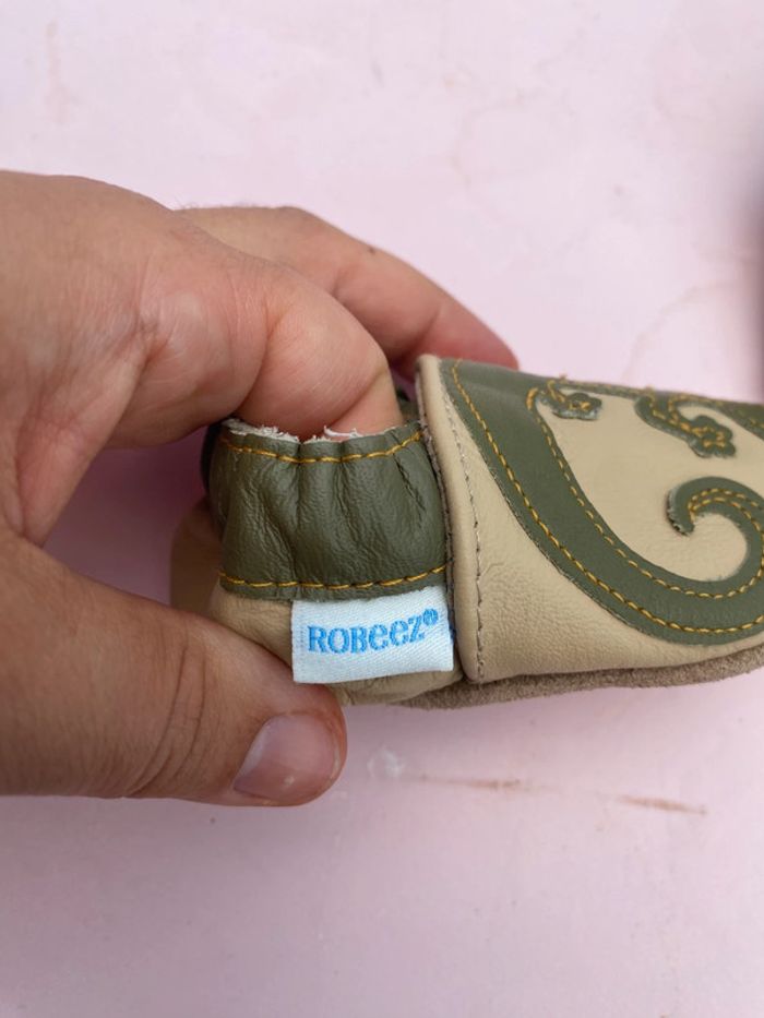 Chaussons cuir souple O-6 mois robeez - photo numéro 2