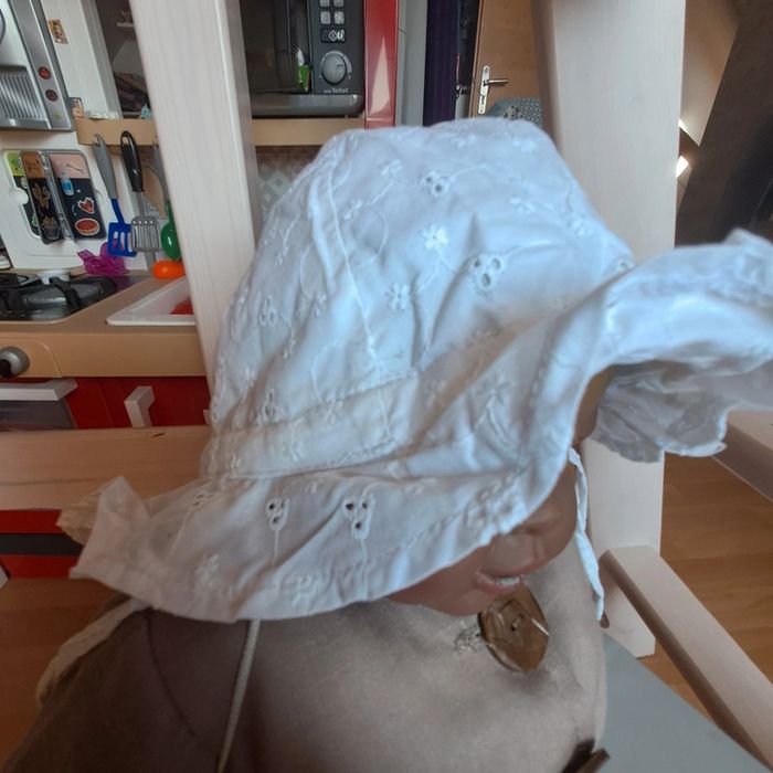 Chapeau avec protège nuque taille50/51 #pusblu