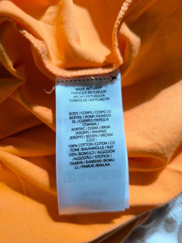 T-shirt Ralph Lauren - Col rond - logo brodé - Corail (orange) - Taille S - photo numéro 7