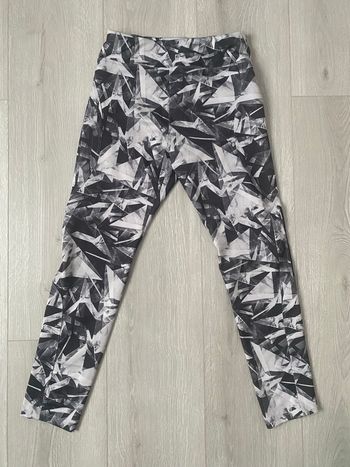 Legging sport graphique Noir & Blanc - 12 ans