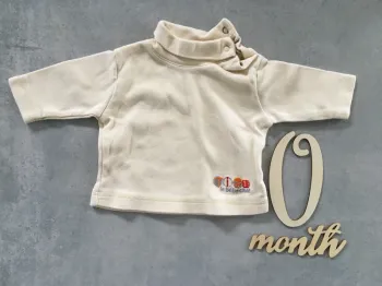 Sous pull beige naissance