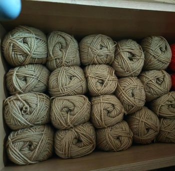 Lot 20 pelotes beige